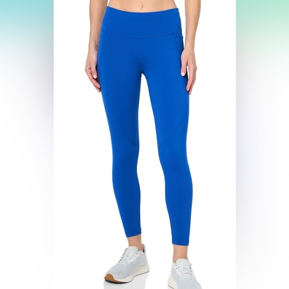 Sweaty Betty Power 7/8 leggings small 4 / 6 htf cerulean blue EUC pockets - Picture 1 of 11